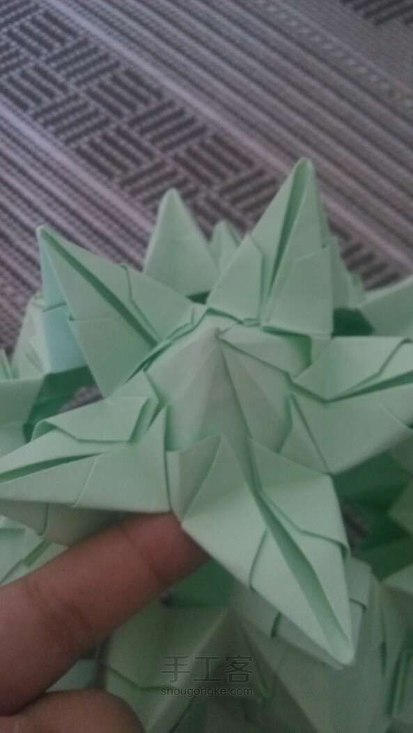 花球 折纸教程 第23步