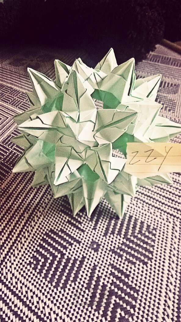 花球 折纸教程 第25步