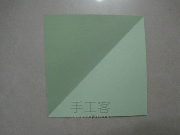 折纸教程：孔雀 第2步