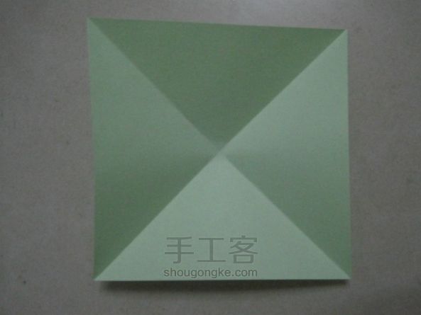 折纸教程：孔雀 第3步