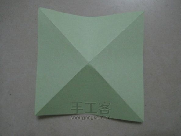 折纸教程：孔雀 第4步