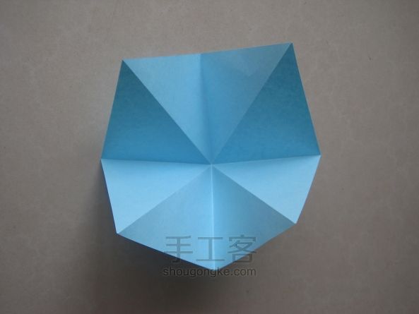 折纸教程：向日葵 第9步
