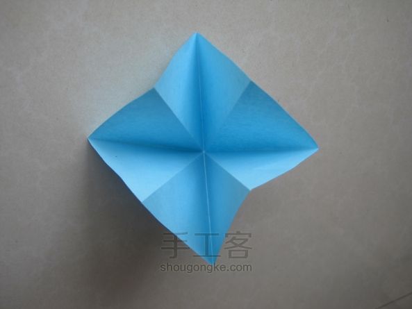 折纸教程：向日葵 第10步