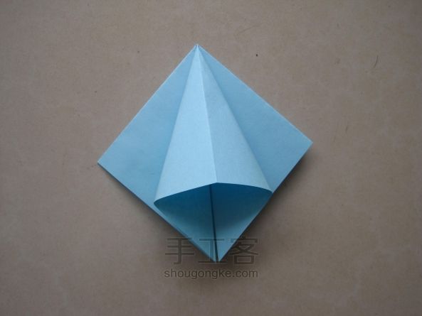折纸教程：向日葵 第15步