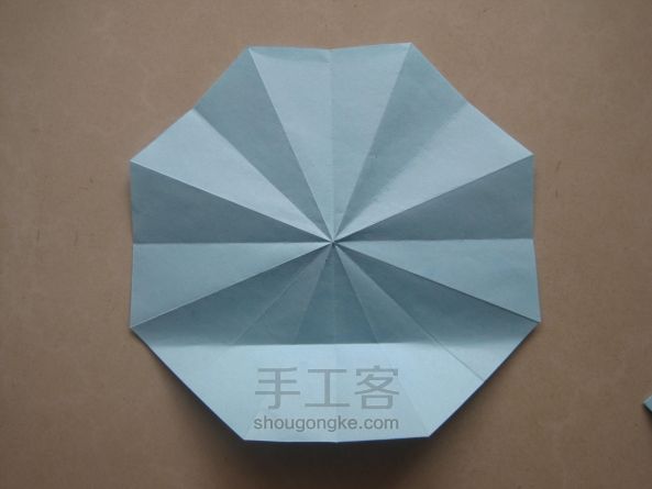 折纸教程：向日葵 第21步