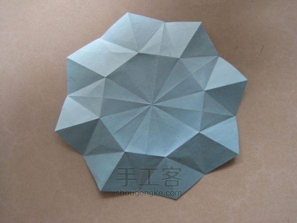 折纸教程：向日葵 第28步