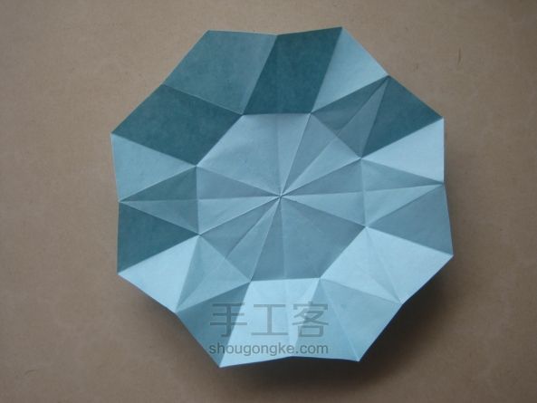 折纸教程：向日葵 第29步
