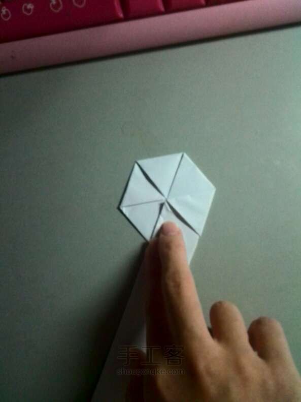 EXO logo折纸 第8步