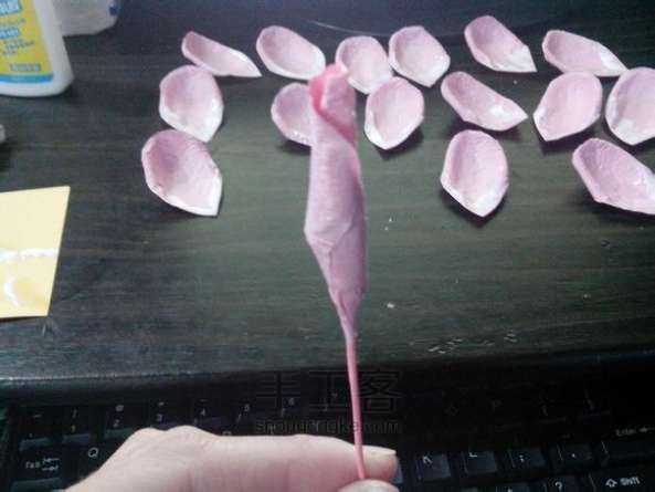 玫瑰花折纸教程 第17步
