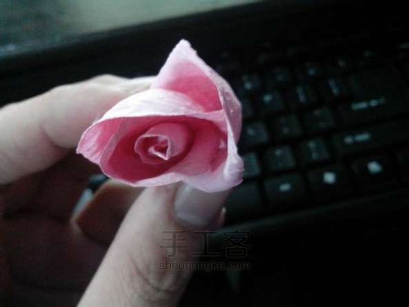 玫瑰花折纸教程 第19步