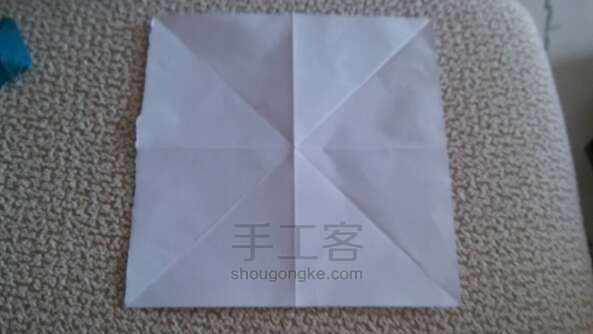 川崎玫瑰 折纸教程 第1步