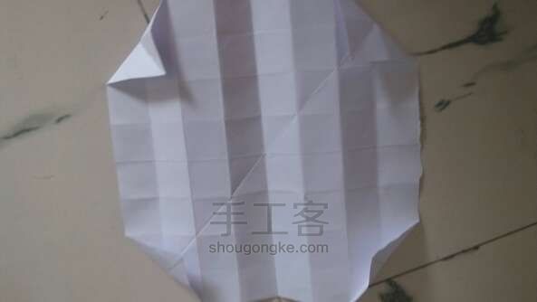 川崎玫瑰 折纸教程 第8步