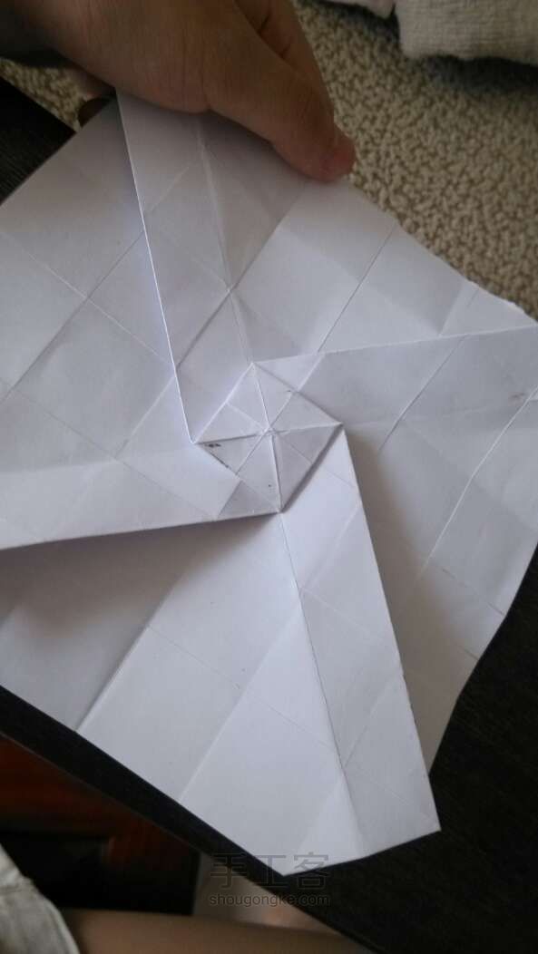 川崎玫瑰 折纸教程 第22步