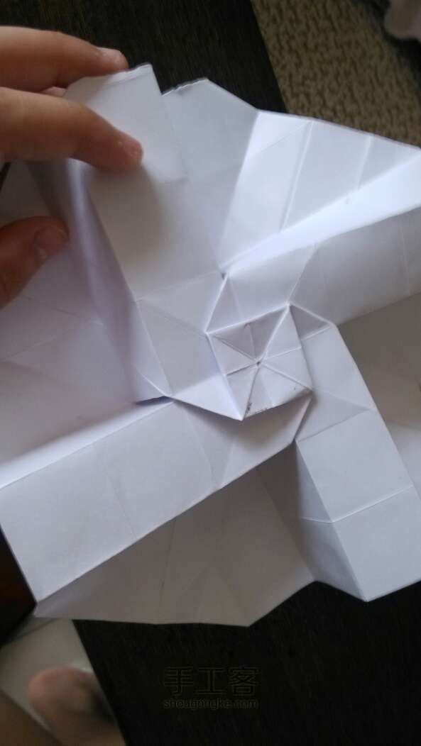 川崎玫瑰 折纸教程 第25步