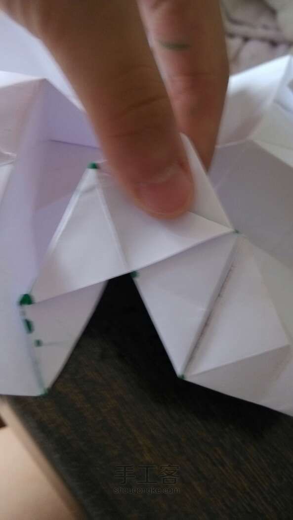 川崎玫瑰 折纸教程 第33步