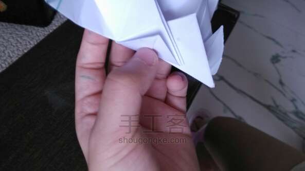 川崎玫瑰 折纸教程 第37步