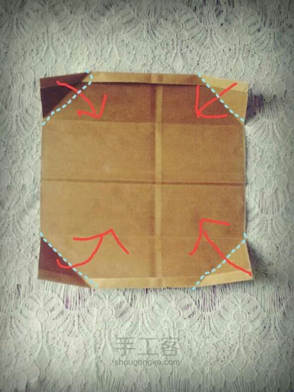 DIY 折纸精致卡包，超级赞 第4步