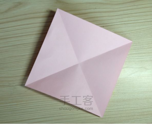 百合花  折纸教程 第5步