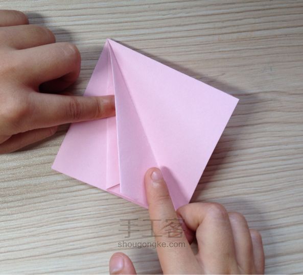 百合花  折纸教程 第15步