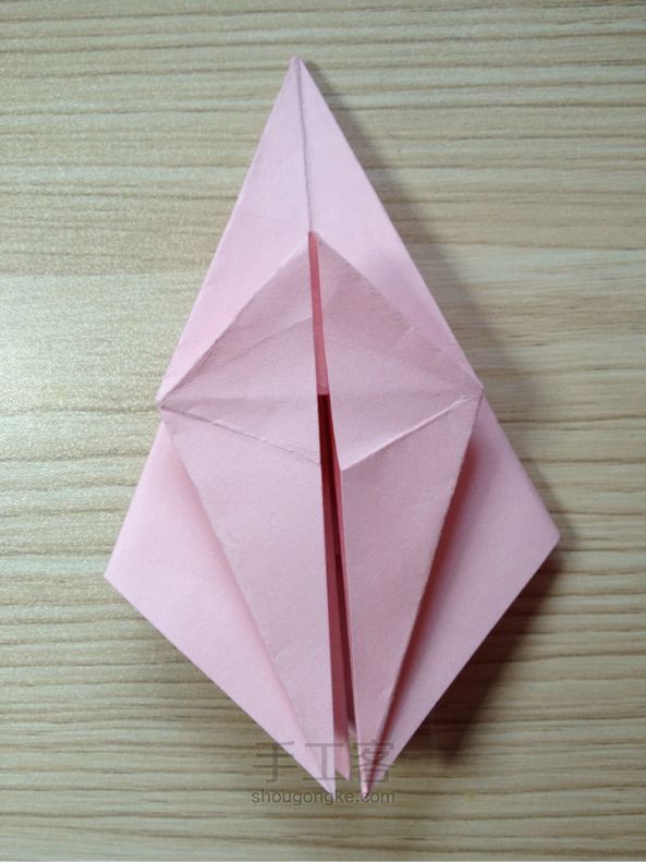 百合花  折纸教程 第23步