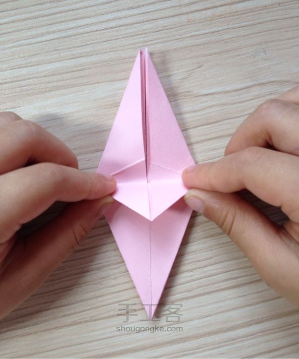 百合花  折纸教程 第25步