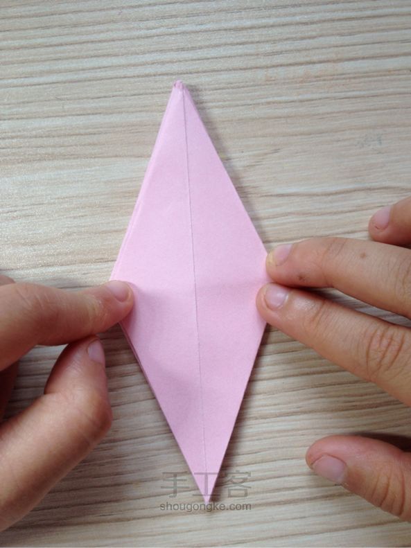 百合花  折纸教程 第26步