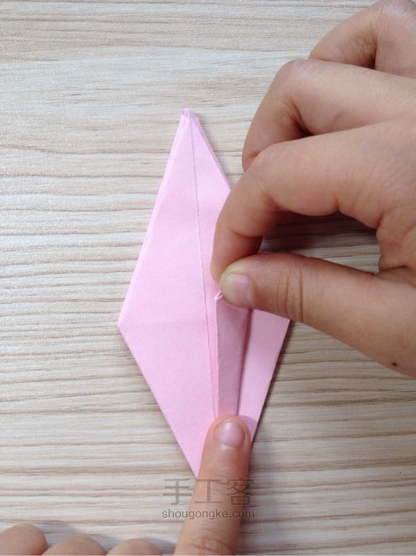 百合花  折纸教程 第27步