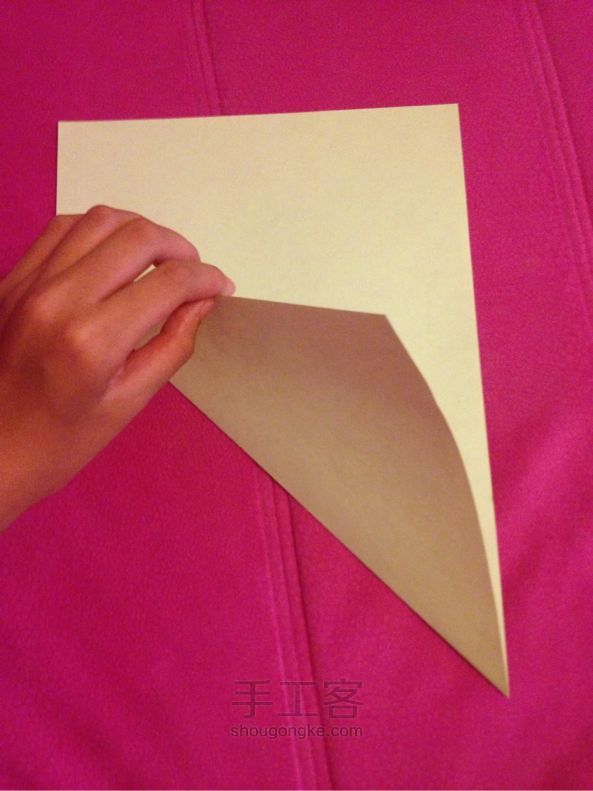 超简单的「叶子🍃贺卡〜」折纸教程 第2步