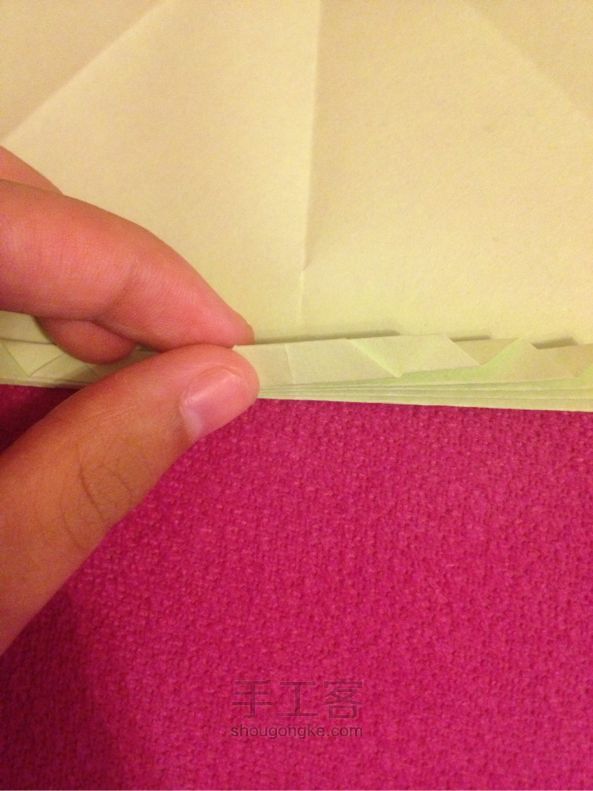 超简单的「叶子🍃贺卡〜」折纸教程 第19步