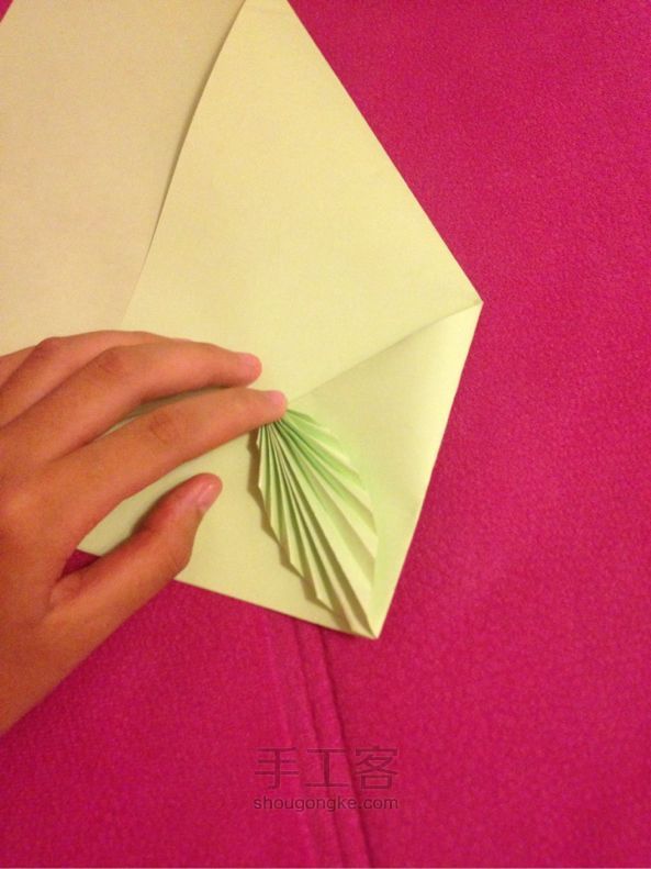 超简单的「叶子🍃贺卡〜」折纸教程 第26步