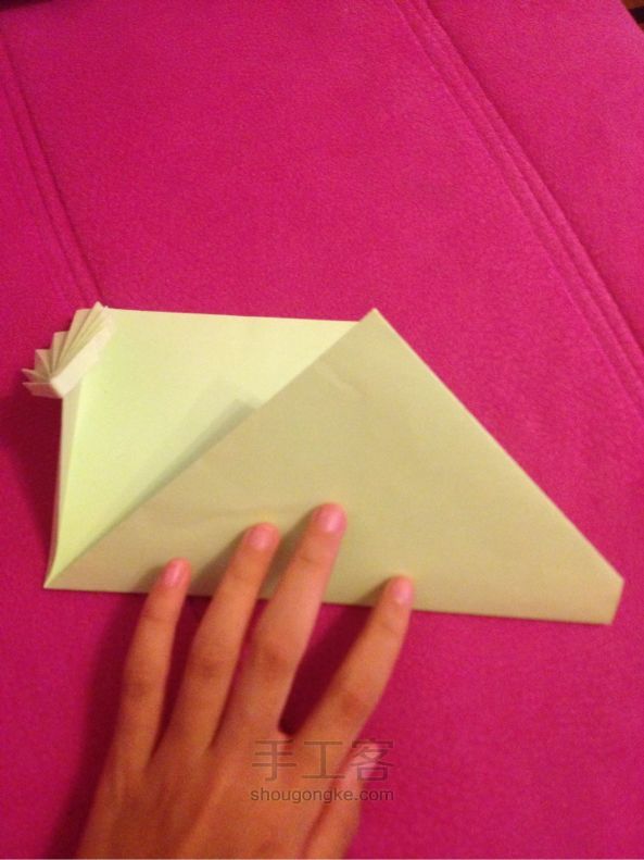 超简单的「叶子🍃贺卡〜」折纸教程 第35步