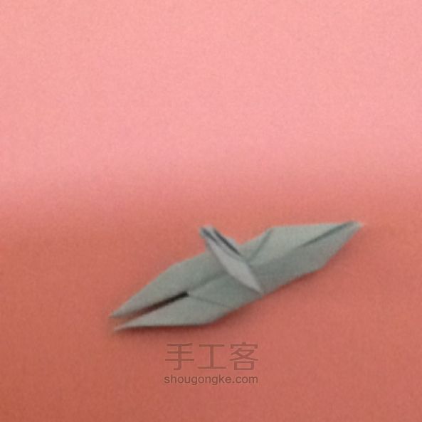 自由的小鸟 折纸教程 第11步