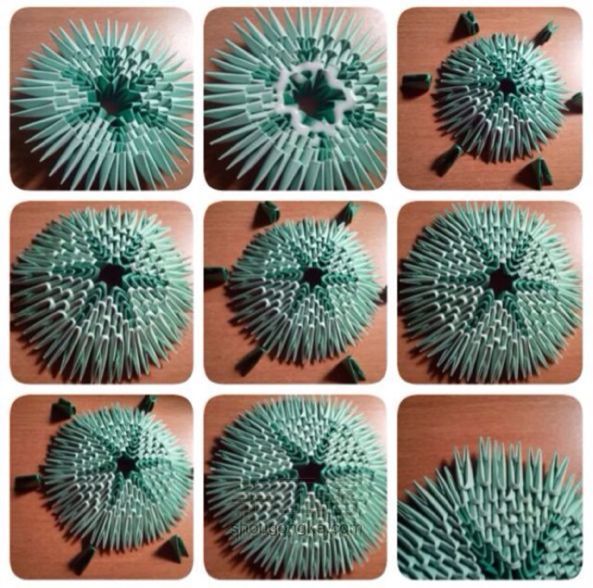 【转】三角插莲花手工制作教程 第2步