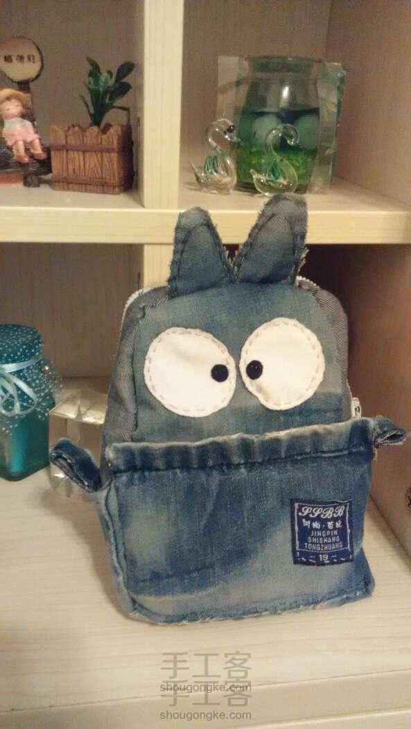 废布料改造超萌小包 旧物改造