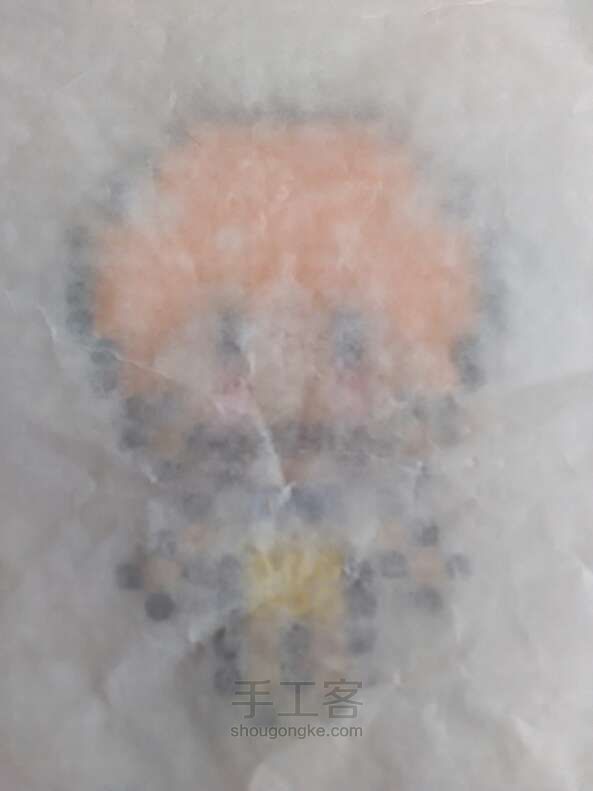 拼豆系列——海贼王之娜美 第8步