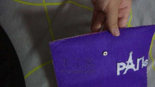 不织布三折钱包 不织布教程 第19步