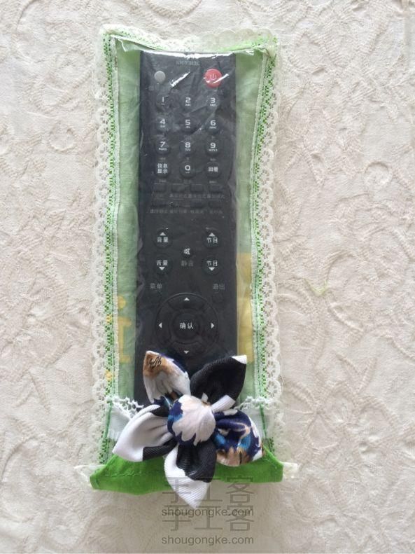 布艺遥控器套手工diy教程