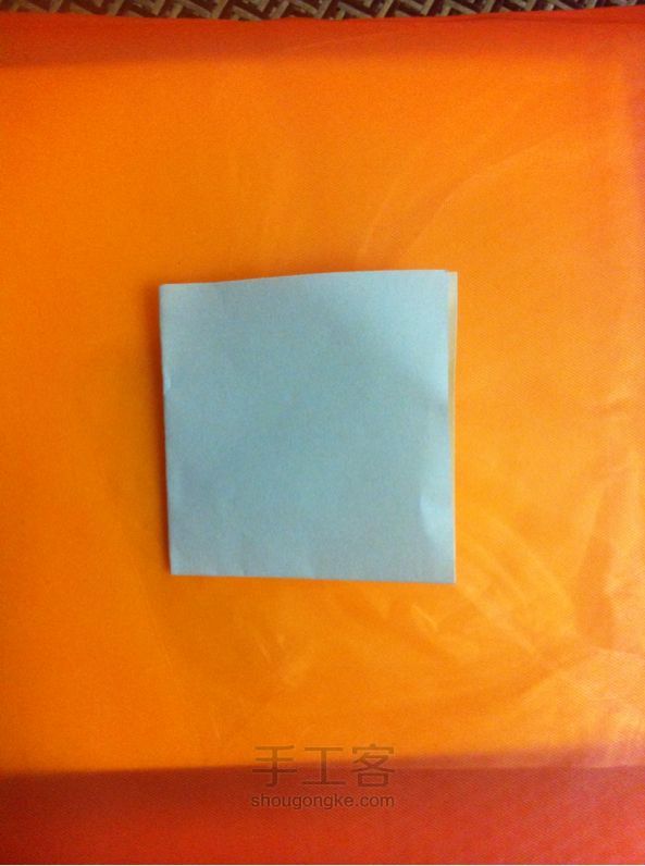 百合花 折纸教程 第3步
