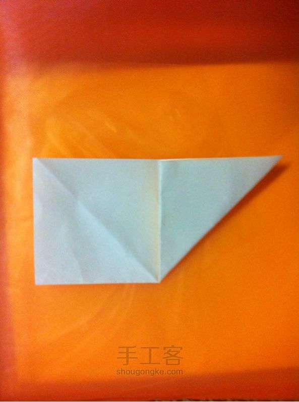 百合花 折纸教程 第4步