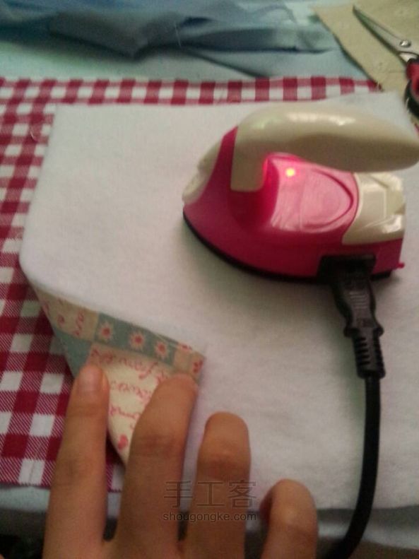 原创手工 轻罗马蒂克长钱包 DIY 自制 第2步