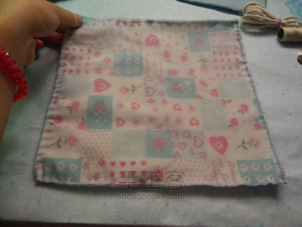 原创手工 轻罗马蒂克长钱包 DIY 自制 第5步