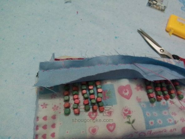 原创手工 轻罗马蒂克长钱包 DIY 自制 第14步