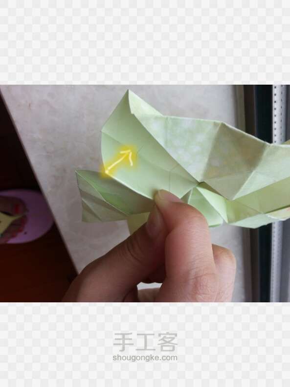 折纸川崎玫瑰详细教程 第30步