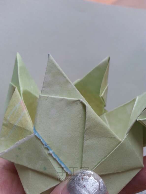 折纸川崎玫瑰详细教程 第45步