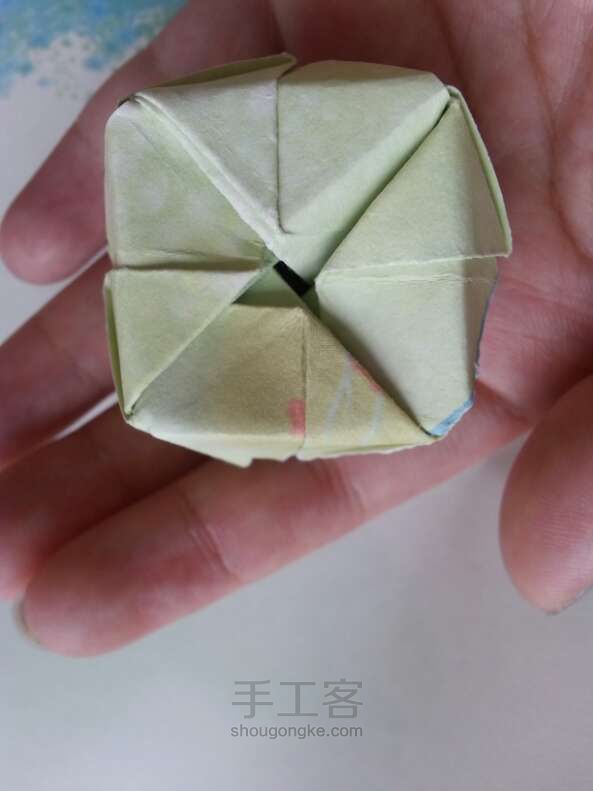 折纸川崎玫瑰详细教程 第47步