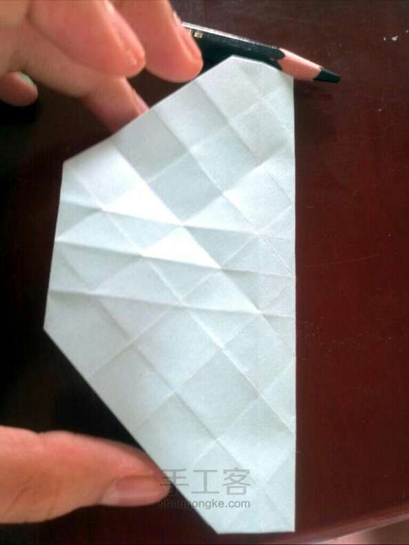 川崎玫瑰 折纸教程 第9步