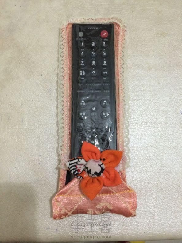 布艺遥控器套手工diy教程