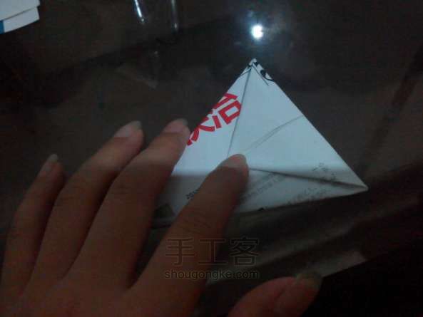 超酷纸飞机 折纸方法 第5步