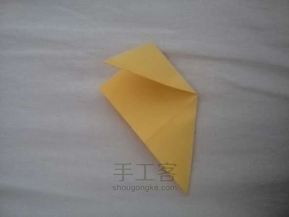千纸鹤书签教程 折纸教程 第2步