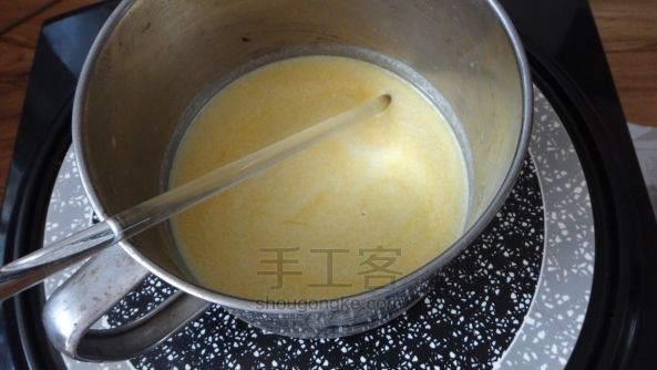 【Cinne手作】冷皂手工皂DIY 绿茶马赛皂教程 第5步